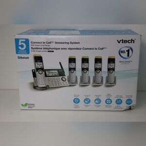 VTech 5 Handset Cordless Phone System IS8128-5